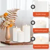 Meisterhome® 3er-Set Flammenlose LED Kerzen Rustik mit Produktbild-Vorschau 7