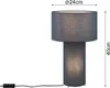 Trio Bale Tischleuchte E27  2-fach ⌀24cm Blau Produktbild-Vorschau 4