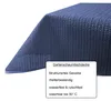 Garten Tischdecke Outdoor PVC rechteckig 130x160 cm Blau Produktbild-Vorschau 2