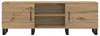 mobile TV vidaXL Rovere artigianale 150 x 30 x 50 cm Anteprima dell’immagine prodotto 6