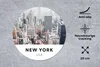 MuchoWow® Mauspad Mousepad New York - Amerika - Luft 20x20 Produktbild-Vorschau 3