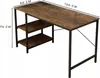 A product shot of a desk with dimensions indicated. Podgląd zdjęcia produktu