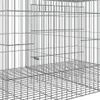 vidaXL Gabbia per conigli 2 pannelli 110x79x54 cm Ferro Anteprima dell’immagine prodotto 5