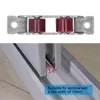 4Set Push Pull Window Pulley so skrutkami Dvojité koleso Náhľad obrázku produktu 7