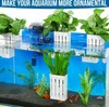 Borlech Porte-plantes d'aquarium Set 2 pièces Blanc Voir les images du produit 4