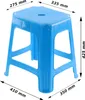 Tritthocker Tragbarer Campinghocker H 42,5 cm LxB 33,5 x41 Produktbild-Vorschau 2