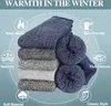 5 Paar Herren Thermosocken Winter Warme Socken Wolle Socken Produktbild-Vorschau 2