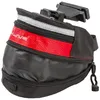M-Wave Borsa da sella 1Tilburg L,8 litri nero/rosso Anteprima dell’immagine prodotto 4