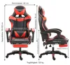Schwarz-Rot Gaming-Stuhl Ergonomischer Gamer Produktbild-Vorschau 7