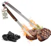 Pince à barbecue en acier inoxydable avec manche en bois - Voir les images du produit 2