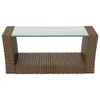 vidaXL 8 tlg. Garten Lounge Set mit Kissen Poly Rattan Produktbild-Vorschau 9