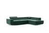 A green sectional sofa is shown against a white background. Náhľad obrázku produktu