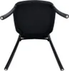 The underside of a black chair is shown against a white background. Produktbild-Vorschau