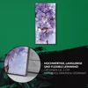 Leinwand Wanduhr Wandkunst Uhr Geräuschlos Kunstdruck 30x60 Produktbild-Vorschau 5