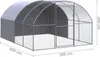 vidaXL Outdoor-Hühnerstall 3x4x2 m Verzinkter Stahl Produktbild-Vorschau 10