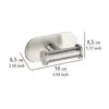 WENKO Edelstahl Wand Haken DUO OREA Bad WC Küchen Handtuch Produktbild-Vorschau 4