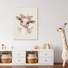 Wanddeko 50x70 cm - Kinder Bohemian - Ziege - Boho, Produktbild-Vorschau 3