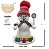 Kuhnert Erzgebirge Schneemann Räuchermann,-männchen 20 cm Produktbild-Vorschau 8