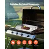 SucceBuy Piastra piatta in acciaio inox per barbecue, Anteprima dell’immagine prodotto 6