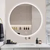 Spiegel voor de badkamer, zonder frame, met LED-verlichting Productafbeelding-voorbeeld 1
