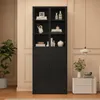 Merax Vitrine mit LED-Beleuchtung per App, Vitrinenschrank Produktbild-Vorschau 9