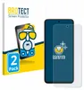 A product packaging for a screen protector, with a graphic of a stylized phone and character, and a separate image of a phone with a screen protector applied. Produktbild-Vorschau