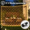 2X2m 144 lampki LED siatka świetlna siatka ciepła biel 8 Podgląd zdjęcia produktu 3
