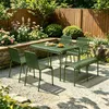 Outdoor Essgruppe Tisch- und Stuhlset aus Eisen – Produktbild-Vorschau 3