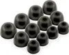 A collection of black silicone ear tips for headphones. Anteprima dell’immagine prodotto