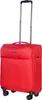 A red trolley suitcase with a silver telescopic handle and black wheels, shown against a white background. Anteprima dell’immagine prodotto