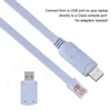 Da spina USB 2.0 a spina RJ45, cavo console seriale piatto Anteprima dell’immagine prodotto 4