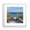 Gerahmtes Poster - Weißer Rahmen - Strand Düne Strecke - Produktbild-Vorschau 1