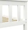 vidaXL Letto in legno massiccio di pino bianco 160x200 cm Anteprima dell’immagine prodotto 4