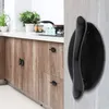 Klika na vchodové dveře, posuvná klika, černá samolepicí Náhled obrázku produktu 4