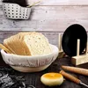 2er Set Leinentuch Brot Backen Gärkorb Bäckerleinen 25cm Produktbild-Vorschau 6