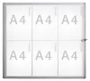 MAUL Vitrine d'affichage MAULextraslim format paysage 6 x Voir les images du produit 1