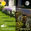 LUMILED 4er Set Solarleuchte für Außen 29cm LED Garten Produktbild-Vorschau 4