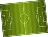Tischset | Platzset abwaschbar für Kinder – Fußballfeld Produktbild-Vorschau 1