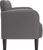 vidaXL Dwuosobowa sofa szara 110 cm imitacja skóry Podgląd zdjęcia produktu 4