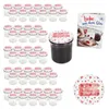 50 pots en verre de 350 ml faits avec amour Couvercle Voir les images du produit 1