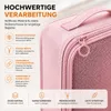 Set van 8 kofferorganizers in roze, inclusief cosmetics tas Productafbeelding-voorbeeld 6
