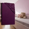 Jersey Spannbettlaken 180-200x200cm Aubergine Produktbild-Vorschau 6