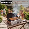 HOMAVO Tragbarer Holzkohlegrill, Camping Grill, Produktbild-Vorschau 10