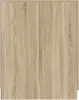 vidaXL Sonoma dubová skrinka na práčku 70,5x71,5x91,5 cm Náhľad obrázku produktu 5