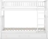 Flieks Etagenbett 90x200cm mit Rausfallschutz, Kinderbett Produktbild-Vorschau 8
