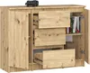 Commode moderne avec rangement en Dąb Artisan et trois Voir les images du produit 2