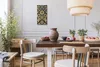 Wohnzimmer Leinwand Uhr Geräuschlos Küche 30x60 Ornamente, Produktbild-Vorschau 3