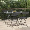 vidaXL Bistrostühle 4 Stk. Klappbar Schwarz Poly Rattan und Produktbild-Vorschau 12