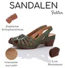 Gemini Damen Sandale grün Größe 40 Produktbild-Vorschau 4