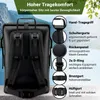 SCANDIC NATURE PIONEER 55L Rucksack wasserdicht schwarz Produktbild-Vorschau 3